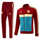 Roma Set with Long Zipper Red